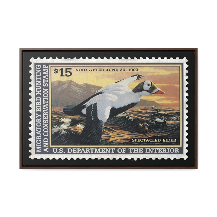 Official 1992 - 1993 Federal Duck Stamp - Canvas Sign