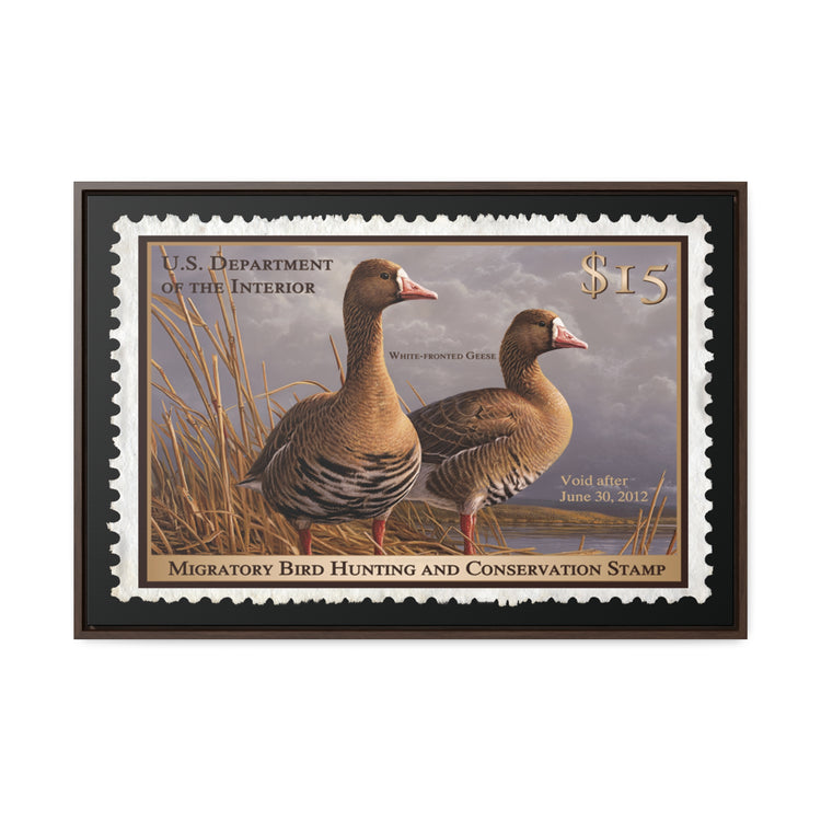 Official 2011 - 2012 Federal Duck Stamp - Canvas Sign