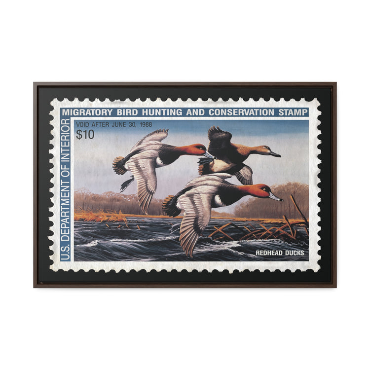 Official 1987 - 1988 Federal Duck Stamp - Canvas Sign