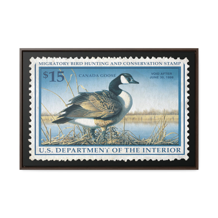 Official 1997 - 1998 Federal Duck Stamp - Canvas Sign