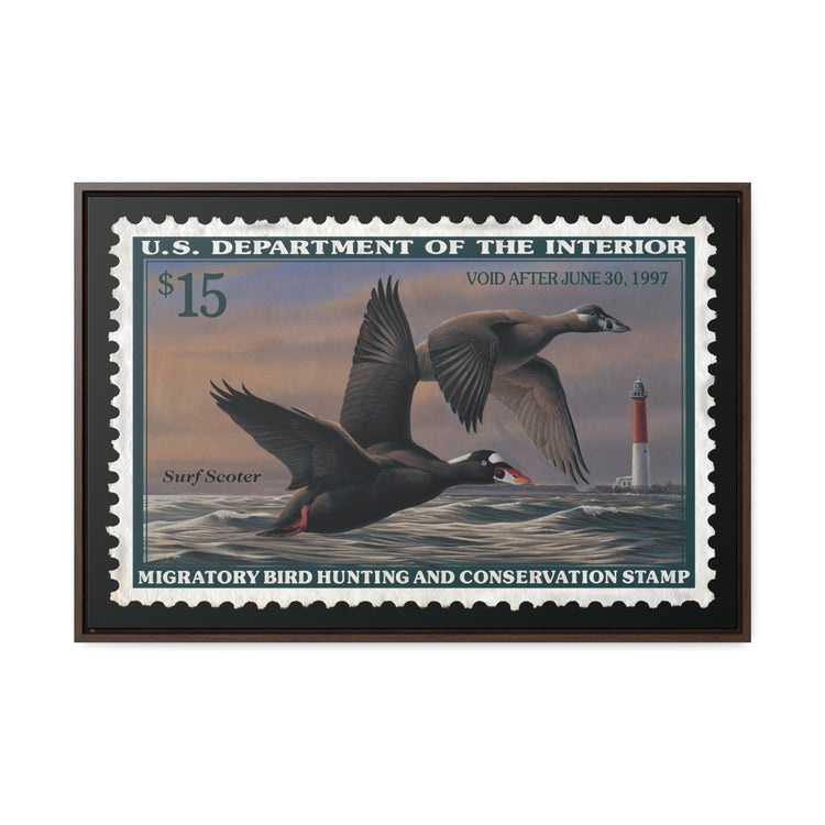 Official 1996 - 1997 Federal Duck Stamp - Canvas Sign