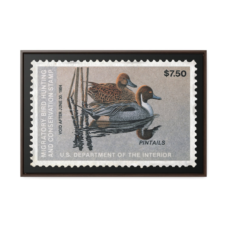 Official 1983 - 1984 Federal Duck Stamp - Canvas Sign