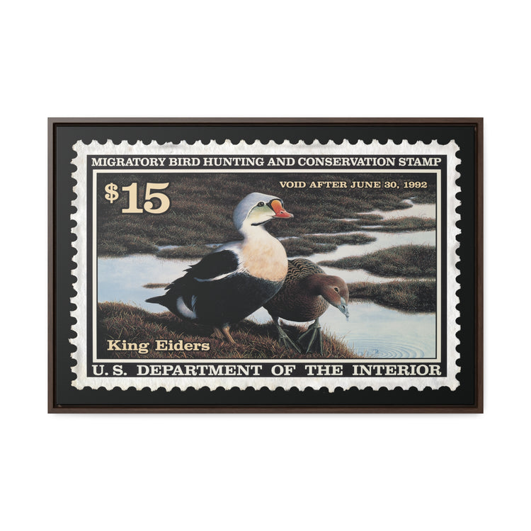 Official 1991 - 1992 Federal Duck Stamp - Canvas Sign