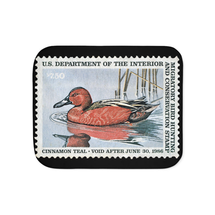 Official 1985-1986 Federal Duck Stamp - Sherpa Blanket