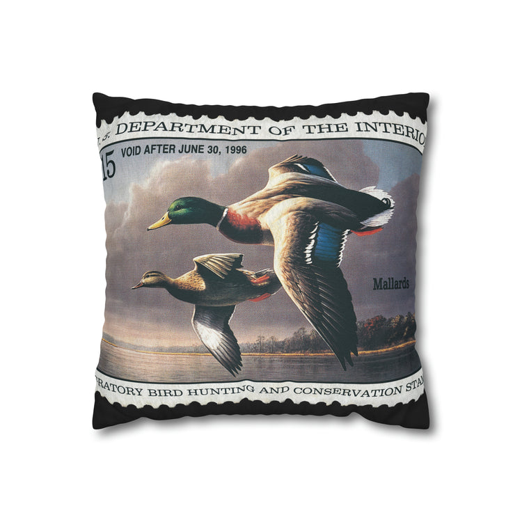 Official 1995-1996 Federal Duck Stamp - Zippered Pillow Cover