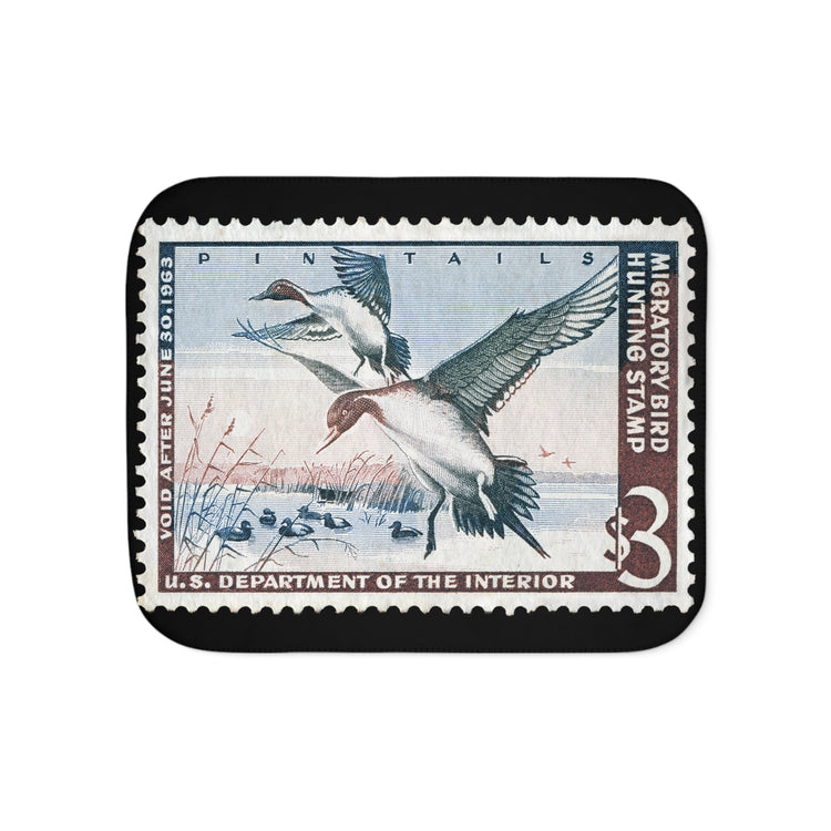 Official 1962-1963 Federal Duck Stamp - Sherpa Blanket