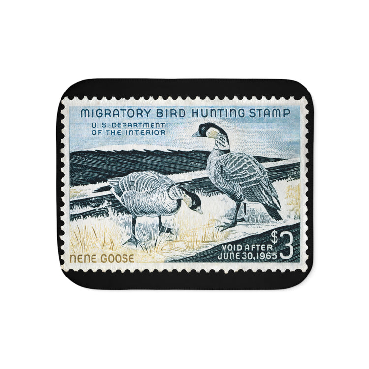 Official 1964-1965 Federal Duck Stamp - Sherpa Blanket