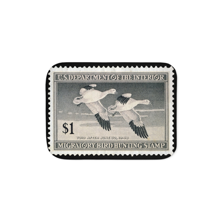 Official 1947-1948 Federal Duck Stamp - Sherpa Blanket