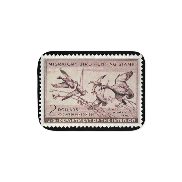 Official 1953-1954 Federal Duck Stamp - Sherpa Blanket