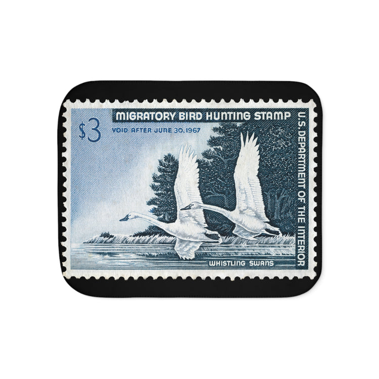 Official 1966-1967 Federal Duck Stamp - Sherpa Blanket