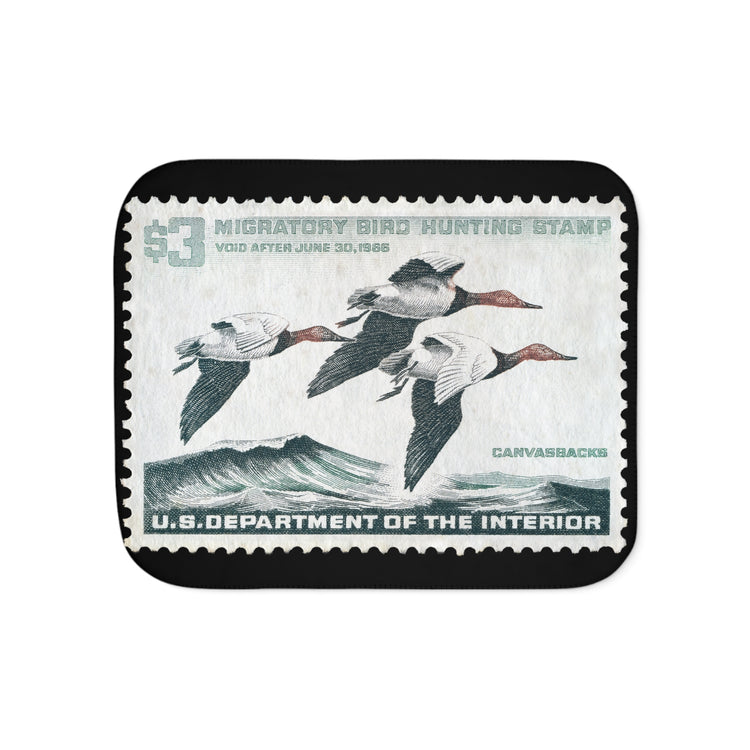 Official 1965-1966 Federal Duck Stamp - Sherpa Blanket