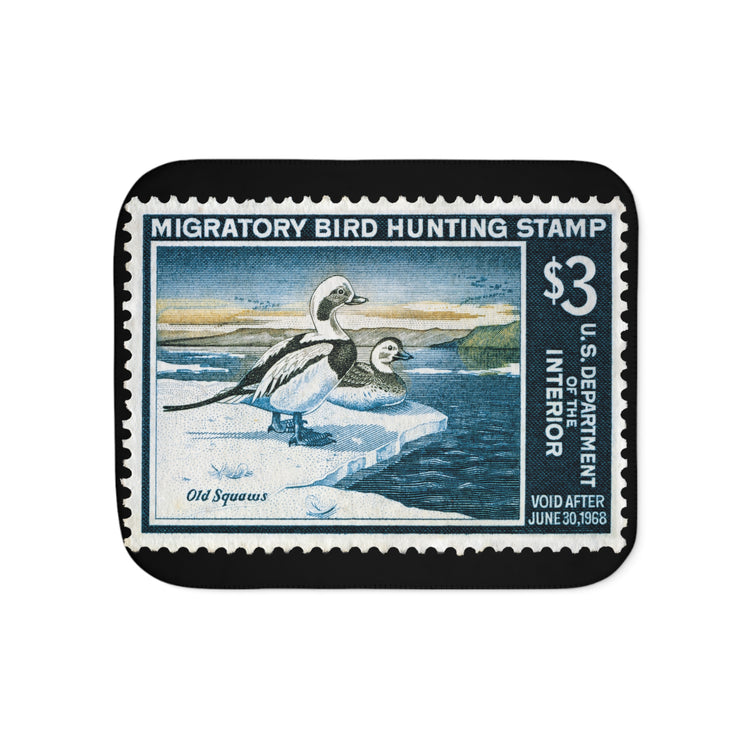 Official 1967-1968 Federal Duck Stamp - Sherpa Blanket