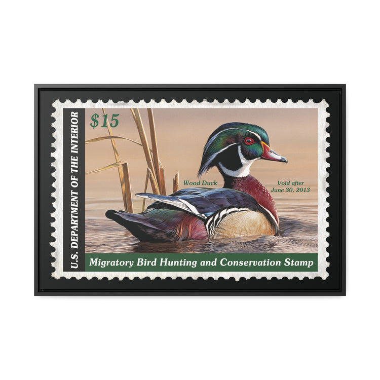 Official 2012 - 2013 Federal Duck Stamp - Canvas Sign