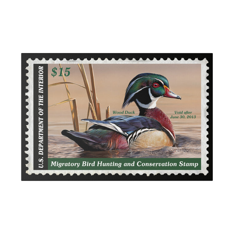 Official 2012 - 2013 Federal Duck Stamp - Canvas Sign